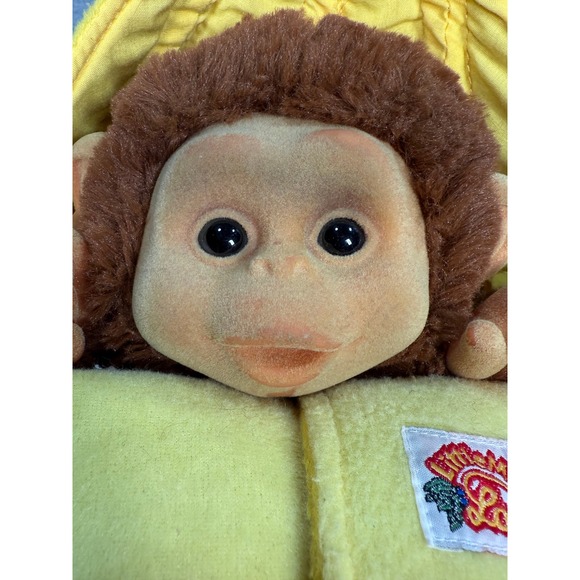 Retired Little Monkey Lost Banana Hand Puppet Plush Learning VTG Toy 12" 90's - Picture 3 of 14